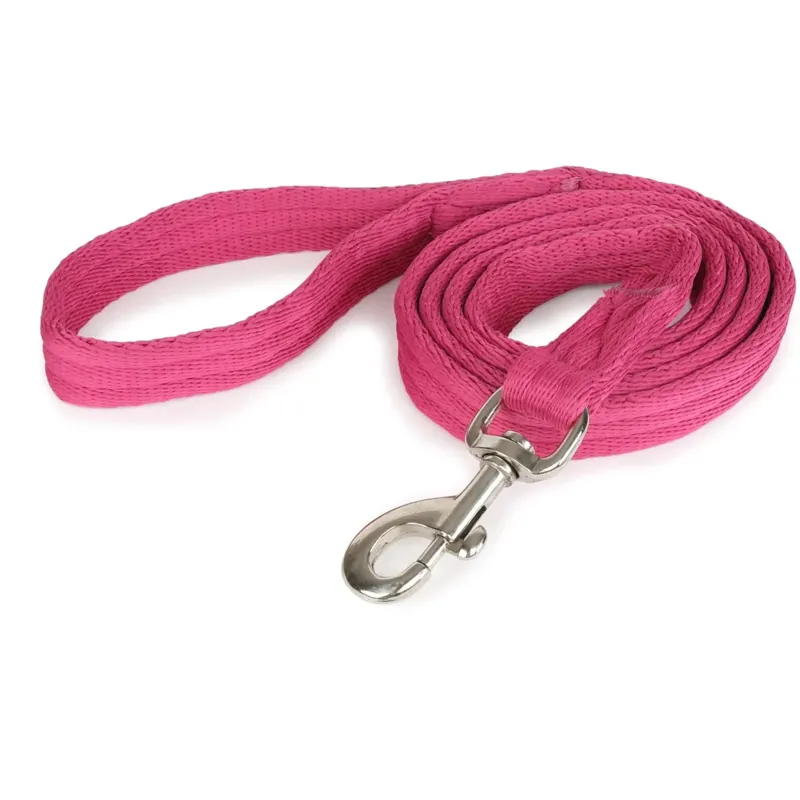 Shires Cushion Web Lead Rope - Pink